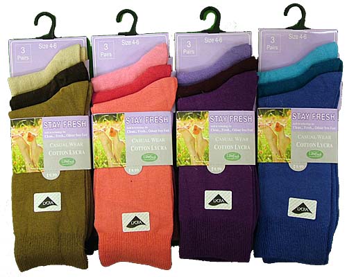Stay Fresh Lycra Socks 4-6