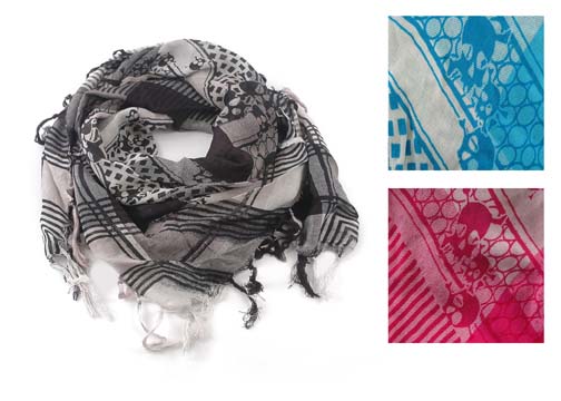Ladies Scarf with Patterns