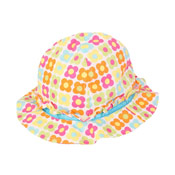 Baby Girls Bush Hats with Daisy Print