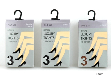 Ladies 3 Pack Knee Highs *20p Per Pair*