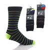 Mens Fancy Stripe Socks 40p per pair
