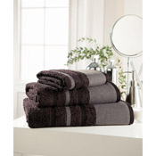 Egyptian Cotton Bath Sheet Brown Stripe