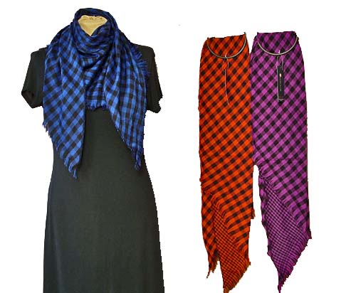 Check Design Scarves