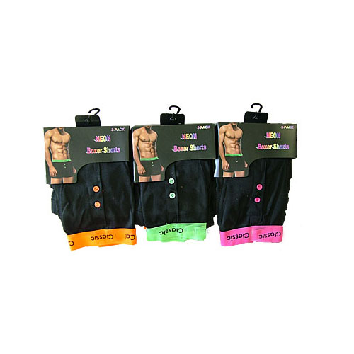 Mens Neon Boxer Shorts