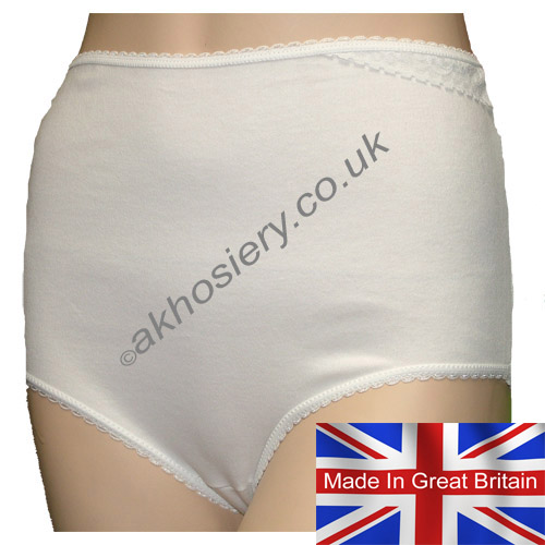 Mama Briefs with Corner Lace