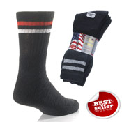 Black Stripe Sport Socks Washington 5 Pack