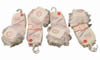 Lace Ankle White Trim 38p per pair