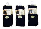 Girls Winter Tights Navy