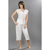 Summer Print Cropped Pyjamas
