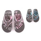Wide Strap Angels Flip Flops