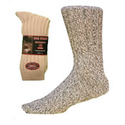 Aler Mens Big Foot Chunky Wool Blend Socks