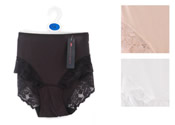 High Leg Briefs with Lace