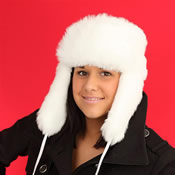Ladies Faux Fur Trapper Hat