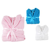 Ladies Soft Feel Plain Dressing Gowns