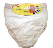 Ladies Pastel Ribbed Mama Briefs