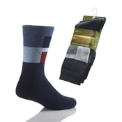 Mens Patterned Wool Socks