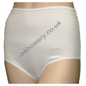 Mama Briefs with Corner Lace