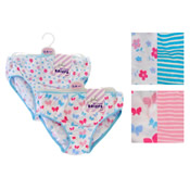 Girls Fancy Patterned Briefs