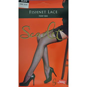 Fishnet Lace Top Hold Ups
