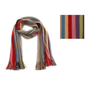 Mens Reversible Stripe Fashion Scarf