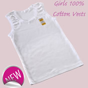 Girls Cotton Vests