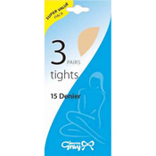 Ladies 3 Pack Tights 15 denier