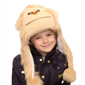 Childrens Faux Fur Animal Hat