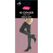 40 Denier Lace Top Hold Ups