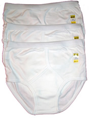Mens White Briefs Y Fronts
