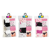 Ladies High Leg Briefs 5 Pack
