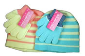 Girls Hat & Glove set
