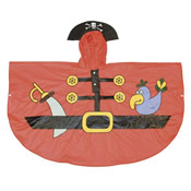 Childrens Pirate Poncho Showerproof