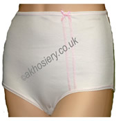 Ladies Mama Briefs with Tram Lines