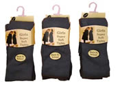Girls Winter Tights Grey