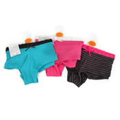 Stripe Boxer Shorts with Lace