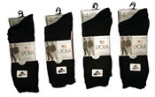 Childrens Lycra Socks Black and White