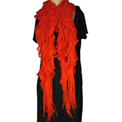 Ruched Frill Scarves