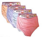 Ladies Embroidered Stretch Briefs