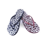 Animal Print Flip Flops Ladies