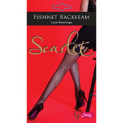 Fishnet Backseam Lace Stockings