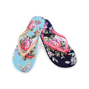 Ladies Flip Flop with Flower Print