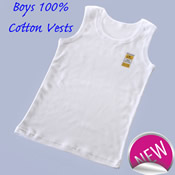 Boys Cotton Vests