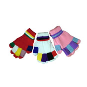Childrens Stripe Magic Gloves