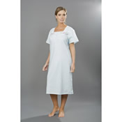 Short Sleeve Plain Polycotton Nightie