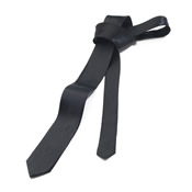 Plain Black Tie