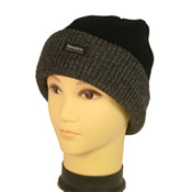 Mens Thinsulate Hat Grey Turn Up