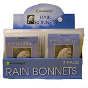 Rain Bonnets 3 Pack