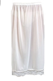 Ladies Half Slips Silky Nylon