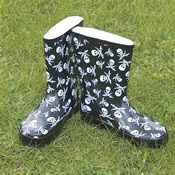 Childrens Skull Wellies