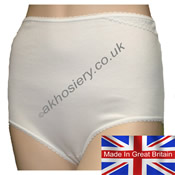 Mama Briefs with Corner Lace